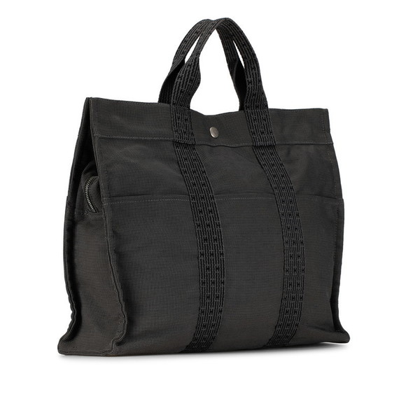 Hermes Toile Herline MM Tote Canvas Tote Bag in Good condition - Picture 2 of 8